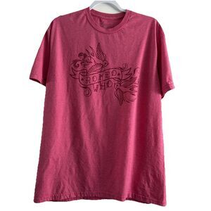 &Juliet Broadway Tour Shirt Romeo Who, Pink Size Large